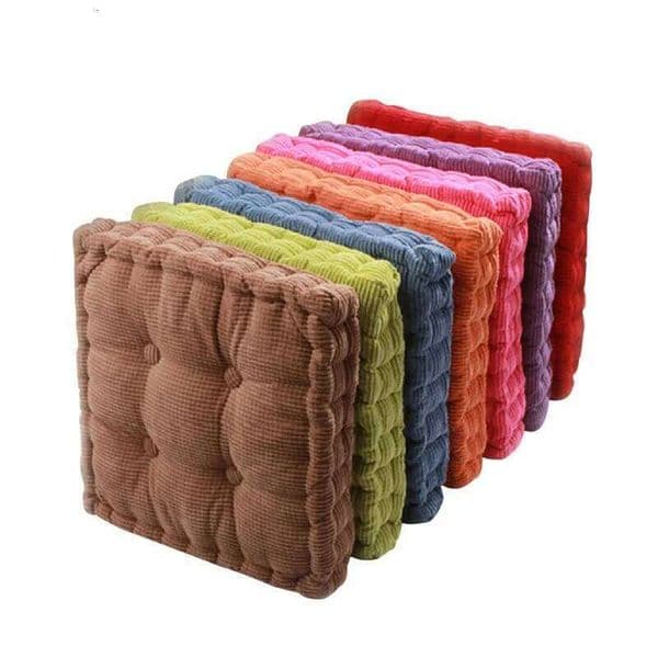 Thick Corn Velvet Tatami Cushion Soft Office Chair Sofa Pad Comfy Window Seat