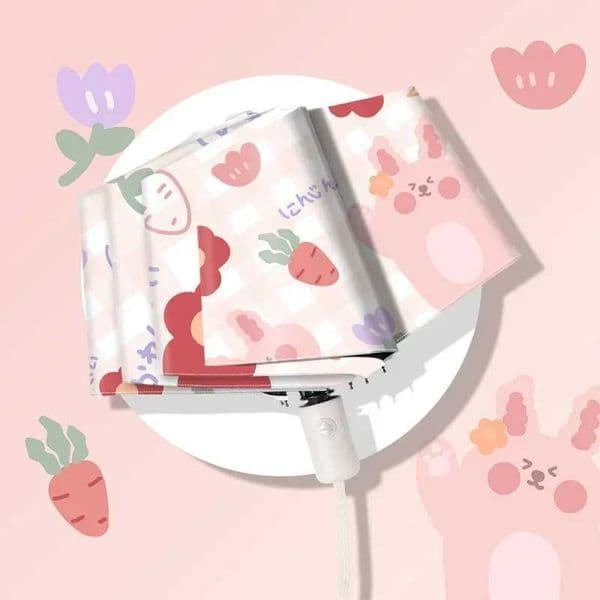 Fully Automatic Folding Sunscreen Cute Cartoon Umbrella Female Umbrella Sun Umbrella C260617