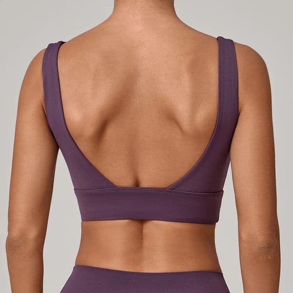Sports Bra for Woman Push Up Yoga Top Gym Clothes Pilates Clothing Workout Tops Fitness Shirt Sportswear Purple Yellow 260616
