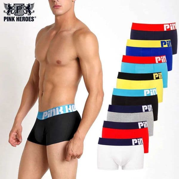 8 Colors Sexy Men Boxers Popular Plus Size Underwear Breathable Cotton Spandex Underpants Panties Solid Man Shorts Boxers L260617