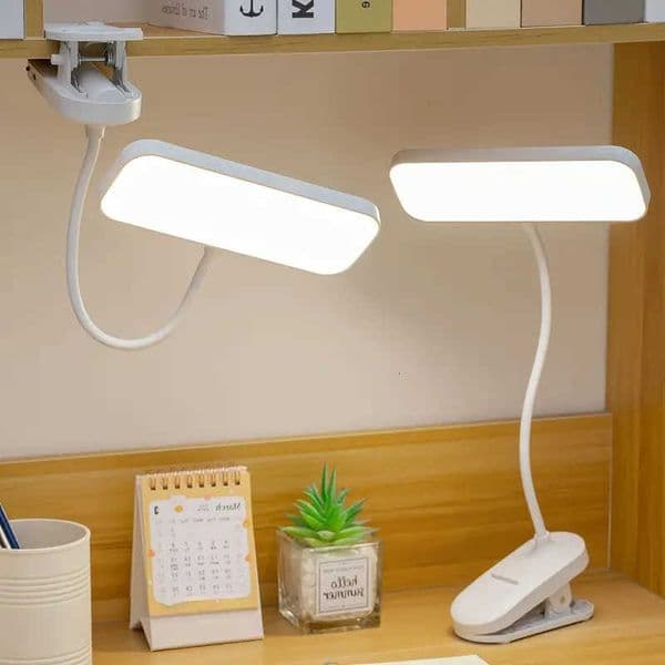 charging USB Clip-on desk LED lamp for college students dormitory desk and bedroom reading lamp suitable for office study be C260618