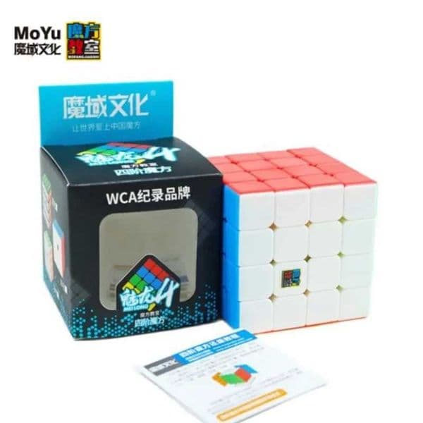 Picube MoYu Meilong 4x4 Magic Cube 4x4x4 Speed Cubes Magic Puzzle Strickerless Magico Cubo Mini Size Cubing Toys for Children Y260618C5EF