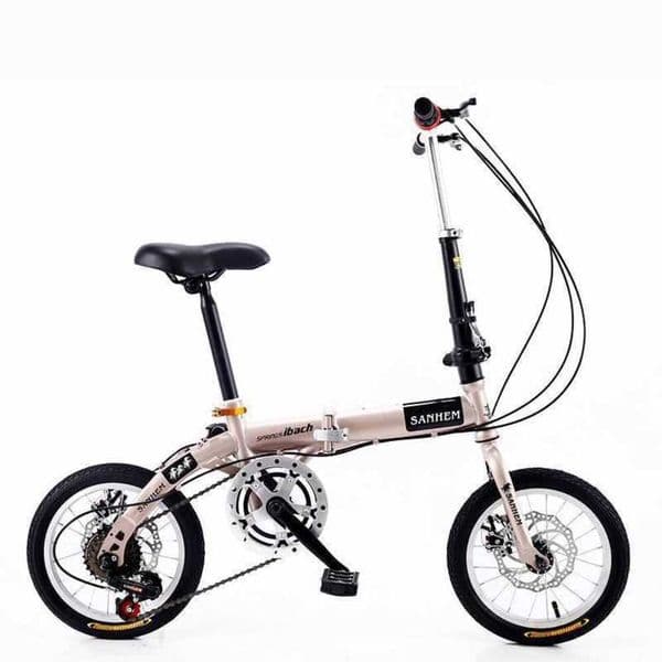 Mountain Bike Bikes 14 16 Inch Folding Portable se mtb Adult Children Student Male And Female Small Wheel Variable Speed Disc Brake Bicycle Road Carbon hu