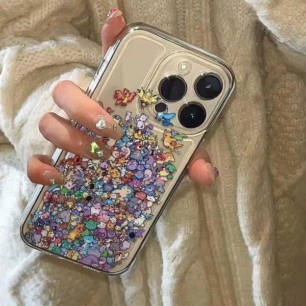 Cute Cartoon P- Collection Phone Case For iPhone 17 16 15 14 13 12 11 Pro Max XR XS MAX 78PLUS MINI Y2K Transparent Cover J260618