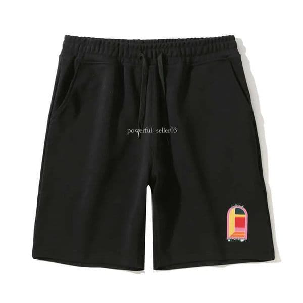 Casablancaset Man Shorts Blanca Men's Luxury Brand Shorts Casual High Quality Cotton Breathable Shorts With Print Detail Drawstring Summer Beach Sweatpants a53 906
