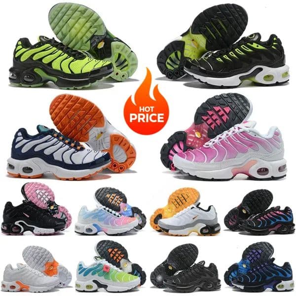 2026 2026 Kid Shoes Designer Hot Tn2 Kids Sports Runner Shoes Children Sport Shoe Boy And Girls Trainers Tn basketball Sneaker Classic Outdoor Athletic T