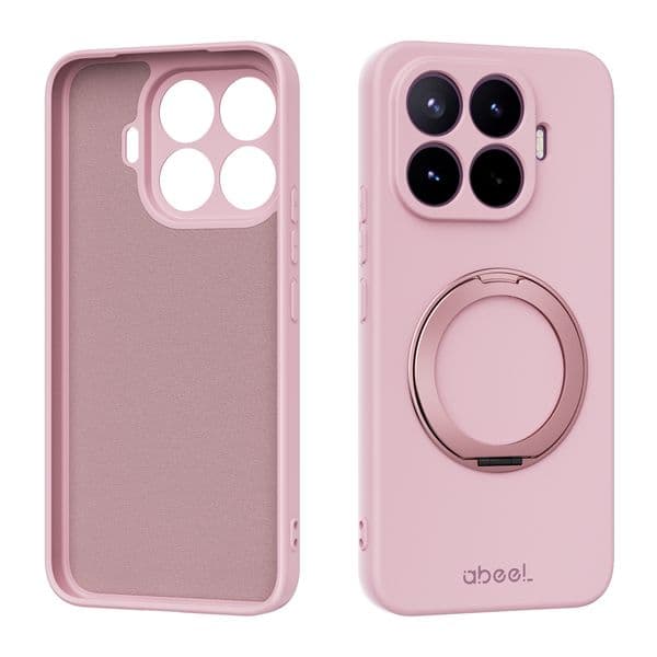 Phone Case For Xiaomi 17T 17 Skin Feel Liquid Silicone Magnetic Automatic Calibration Adsorption Stand Support Cover