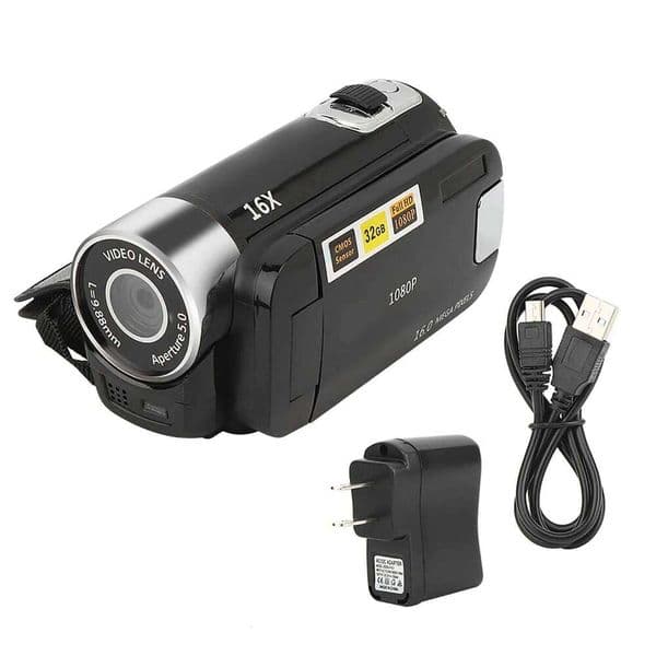 DV DH90 16X Digital Zoom 2.7 Inch Colourful Display Screen High Definition Camera Image Video Shooting Camcorder J260618