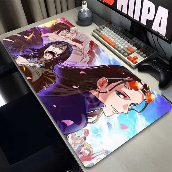 Pad Mouse Anime XL Gaming Accessories One Piece Nico Robin Keyboard Pad PC Computer Rubber Desk Mat Gamer Carpet Office Mousepad D260618