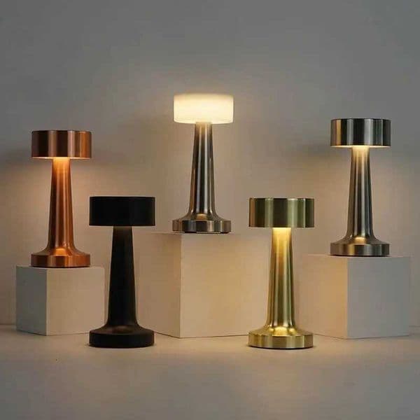 Touch Retro Metal Table Lamp Decor for Bar Coffee Table Restaurant Decoration Light Desk LED Rechargeable Night Lights Bedroom C260618