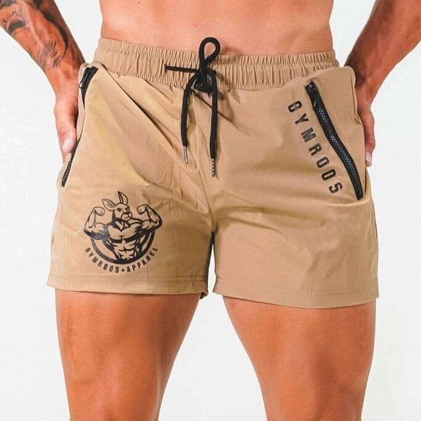 Printed Hot for Men Workout Gym Jogger Sweat Shorts Quick Dry Lightweight Bodybuilding Short Pants