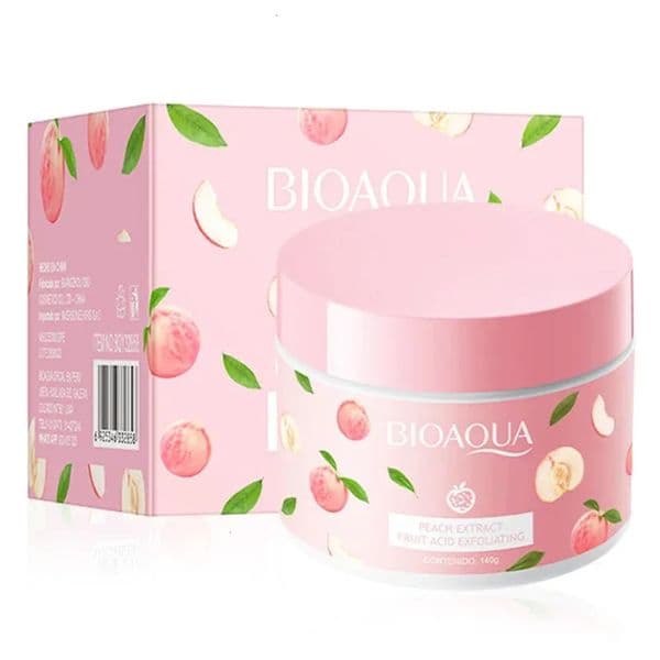 Peach maquillaje Exfoliating Cream Scrub Body Foot Back Exfoliator Tender Smooth Skin Care Exfoliation Creams 001