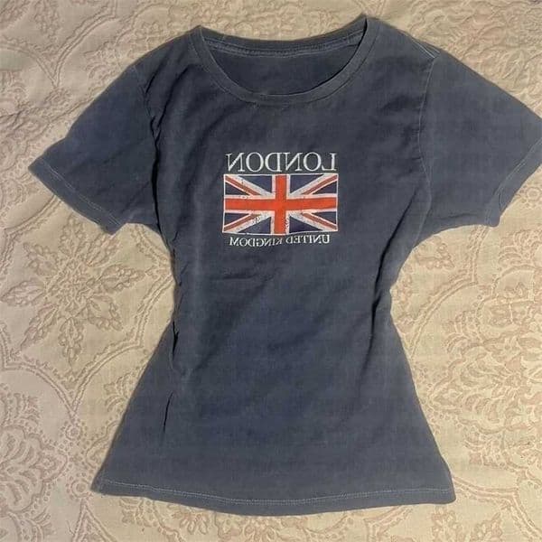 Tops 2000s Female Clothing Baby Ts Y2k Clothes Women T-shir T Shirt For Women 90s Clothes Vintage Emo Star Girl Y2k Top Kawaii L26