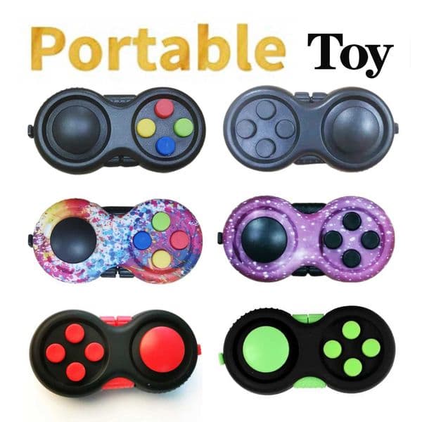 Pcs Anti-Stress Fidget Toy 2 Push Hand Game Sensory Decompression Dice for Autism Relief Fingertip Toys for Adults X260621
