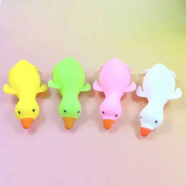 Glitter Sent Randomly Crystal be Swan Duck Squishy Toy Slow Rising Soft Stress Relief Squeeze Toy Portable Mini Desk Ornament X260621