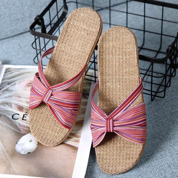 Free shipping Women's Summer Slippers 2018 New Indoor High Heel Home Floor Non-Slip Household Cute Ladies' Sandals