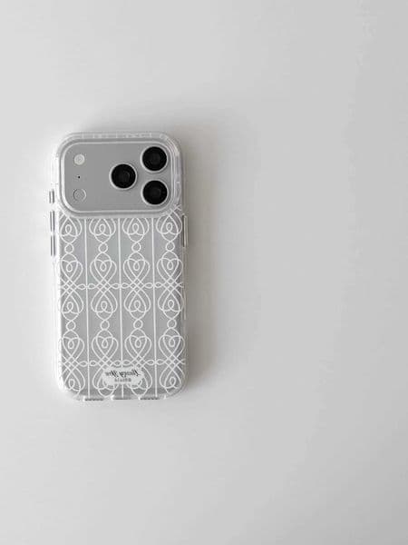 White Simple Line Pattern Minimalist Phone Case For iPhone 17 16 15 14 13 12 11 Pro MAX MINI XR XS 78 Plus 17air 16e Matte Cover D260621