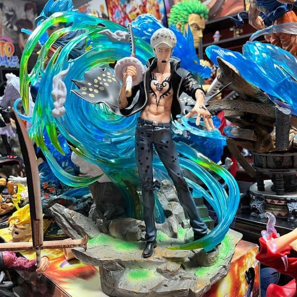 One Piece Anime Figure Phantom Luffy Scene GK Statue Glowing Dream Luffy Model Display Figure L260513