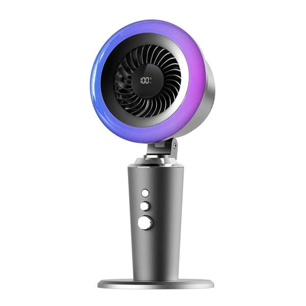 3 In 1 Desktop Circulation Fan Multi Mode Long Runtime Recharge Desk Fan