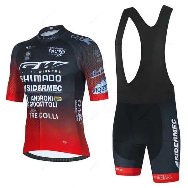 -Pro Cycling Jersey Set Sportswear Bike Clothing Road Suit Bicycle Bib Shorts Summer 2025T260623