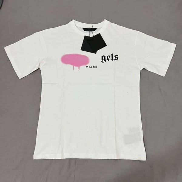 Palm Anglestshirt Designer Shirt Fashion Letter Print Short Sleeve Summer Lightweight Breathable Clothing Round Neck High Street Style Palmeangles T Shirt 733