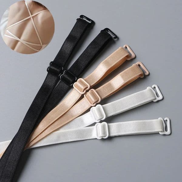 2023 1Pair Women Slip Resistant Bra Straps Double Shoulder Elastic Brassiere Lady Strap Accessories Lingerie 260618