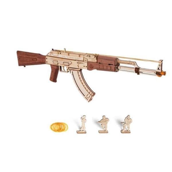 Automatic Rifle AK-47 Gun ROKR Blocks Model Buliding Kit Toys Gift for Children Kids Boys Birthday Gift - LQ901 S260623