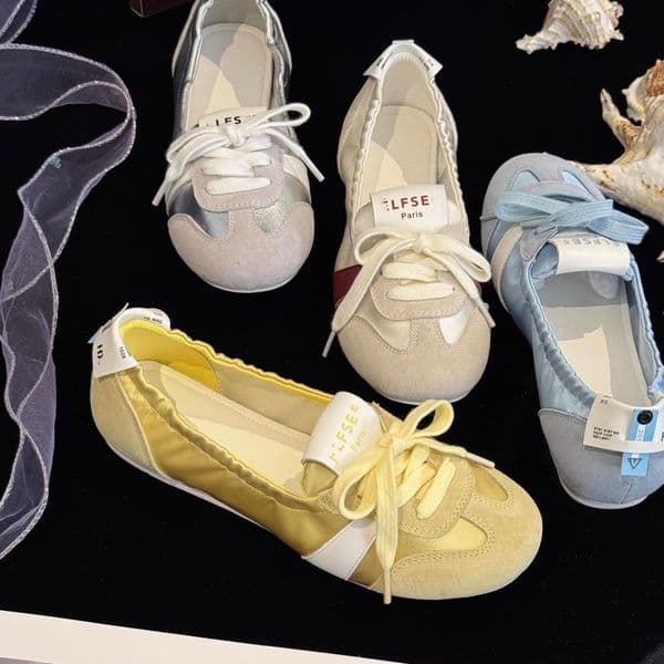 Multi Colors Fringe Bow Mary Jane Flats Women Soft Leather Slip On Light Daily Casual Walking Shoes0