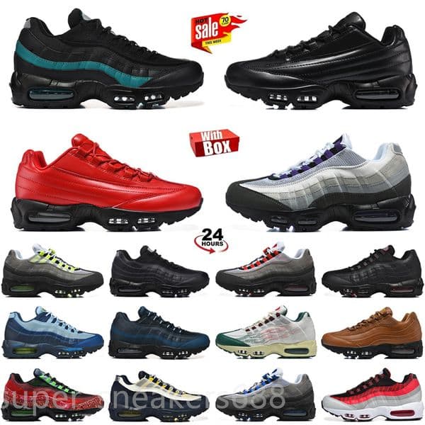 Casual Shoes Top Fashion Designer Men Women 95 Running 95s Neon Black Orange Pink Beam Hyper Turquoise Sketch Greedy Mens Trainers Sneakers