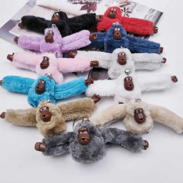 monkey 2026 arm Plush long keychain gorilla backpack pendant animal bag pendant keychain decoration birthday gift M260625