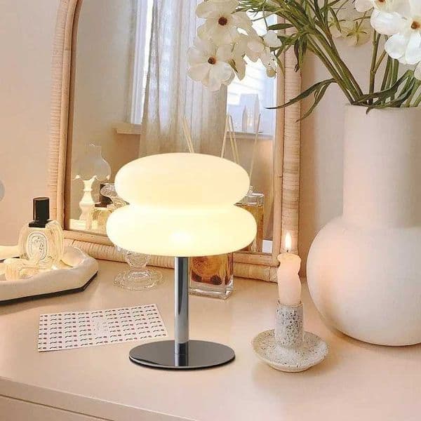 Trichromatic Macaron Lamp LED Table Dimming Eye Protection Soft Night Light for Bedroom Bedside Living Room Atmosphere Decor X260629