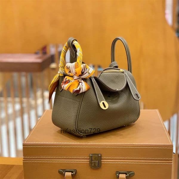10a Top quality lindys bag designer bag shoulder bag tote bag handbag mirror taurillon clemence calfskin wax thread hand sewn 19cm 26cm bags designer women bag 293U