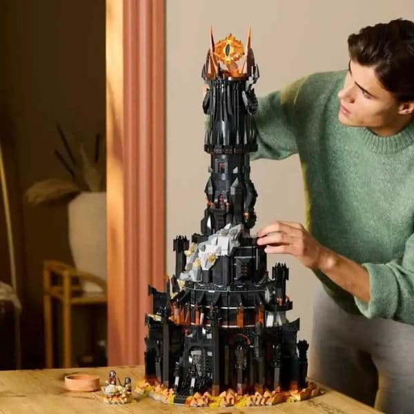 2026 1 Build Block Set 5471 Pieces Of Creativity brick 10333 Brick Black Tower Model Kit Building Toys Adult Boys Birthday Christmas Gift Toy Toyfree shippi