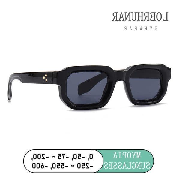 Narrow LOERHUNAR Sunglasses New Myopia Frame Women Luxury Brand Design Trendy Sunglass for Men Charm Retro Square Glasses UV400 C260630