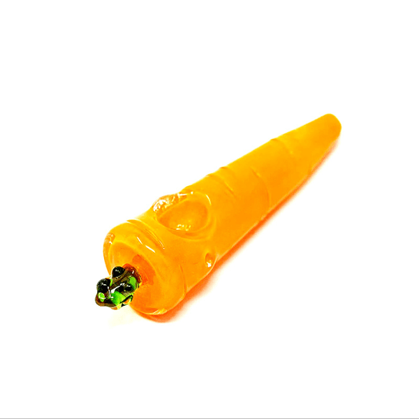 Manufacturers direct Amazon hot glass pipe length 100mm carrot shape glass pipe