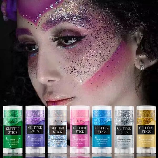 Makeup beauty eyes glitter art loose sequin stickers cream nails body face glitter shimmer gel holiday decoration cosmetics 240829
