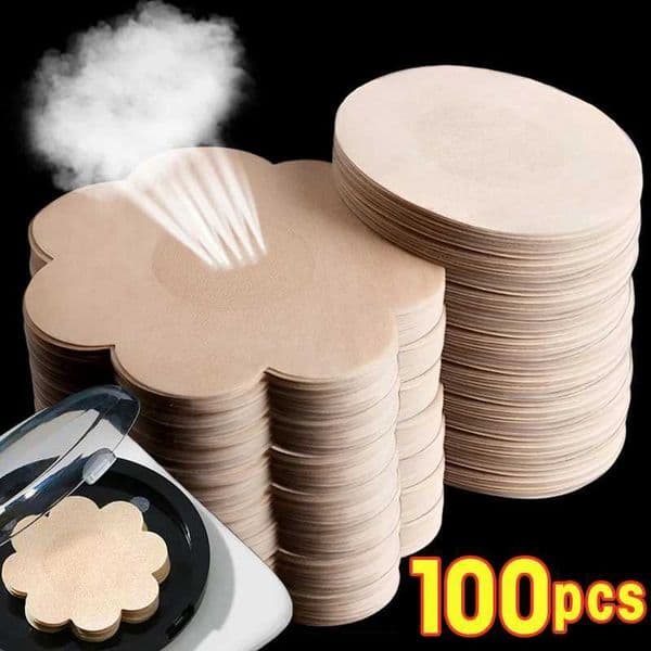 100 pieces of invisible breast stickers for Nipple covered adhesive bras womens intimate accessories adhesive bras Nipple Pasties W240829