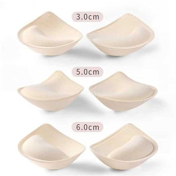 5.6.3cm Sponge Pad Bra Thick Upward Tweet Chest Pad Insert Womens Underwear Bra Lift Breathable Bra Pad Lining Swimsuit Insert W240829