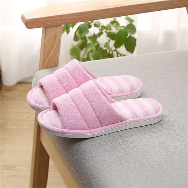 Women Indoor Slippers Anti-slip Lovers Home Flax Slipper 2023 Spring Summer Shoes Woman Men House Floor Cotton Slides SH12281