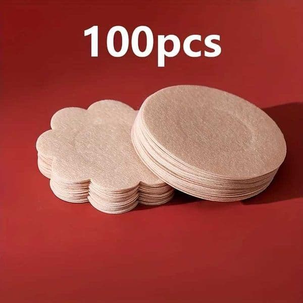 100 pieces of disposable soft cushion covers seamless breathable self-adhesive invisible bras womens underwear and underwear accessories W240829