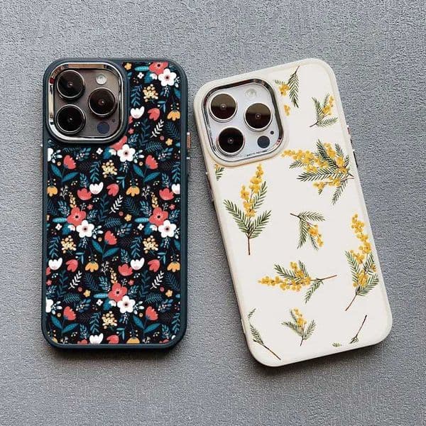 Various Flowers Leaves phone case suitable for iPhone 15 14 Pro Max 12 13 Pro Max 11 XR XS X 7 8 14 Plus luxury shock-absorbing soft cover M240902