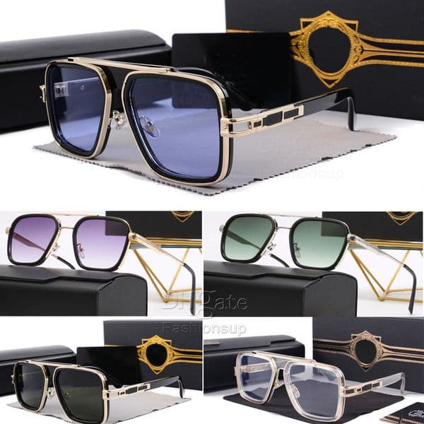 Designer Men Women Square HD Nylon Lenses UV400 Radiation Protection 006 Street Fashion Beach Sunglasses Everyone wears with box