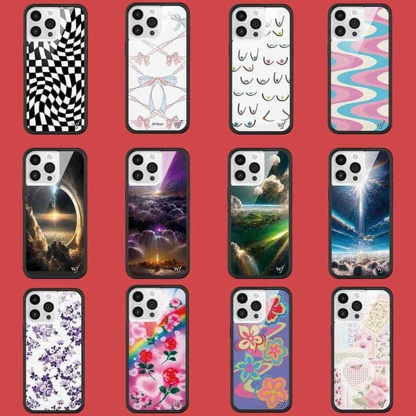 Wildflower 3D Ins Dreamy Scene Flower Phone Case iPhone 15 14 13 Pro Max 13pro 14pro 15pro WF Cute Cloud Cover Fund M240902