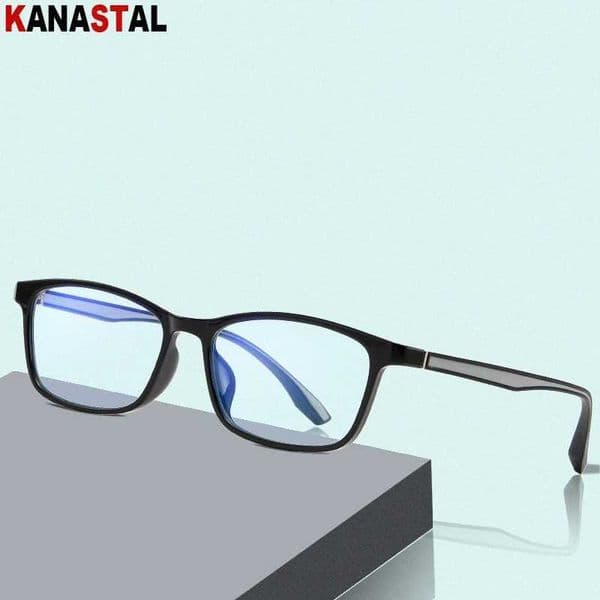 New teenagers anti blue light blocking glasses TR90 dual color square glasses frame student computer prescription glasses M240902