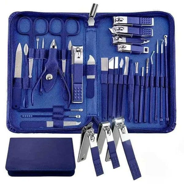 30 in 1 Nail Clipper Set Manicure Set Nail Kit for Women Men Stainless Steel Manicure Kit Professional with Travel CaseXJ240903