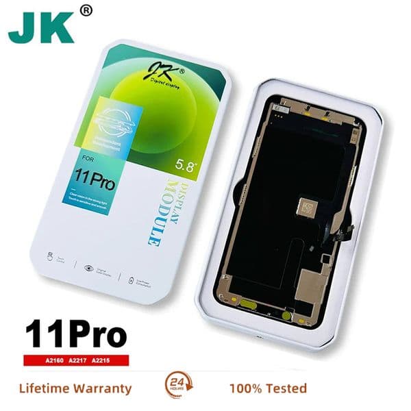 JK For iPhone 11 pro LCD Display Touch Screen Digitizer Assembly No Dead Pixel Replacement Parts true tone screen replacement Touch Panels