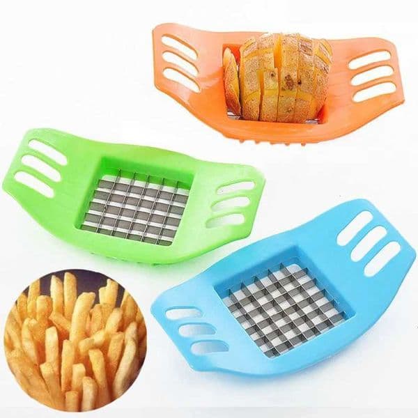 Potato Chip Stainless Steel Vegetable French Fry Chopper Chips Making Tool Kitchen Gadgets AccessoriesXJ240903