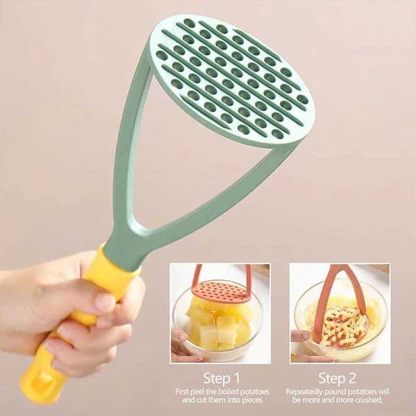 PP Pressed Potato Masher Ricer Puree Juice Maker Potato Pusher Smooth Mashed Potatoes Crusher Fruit Tools KitchenXJ240903