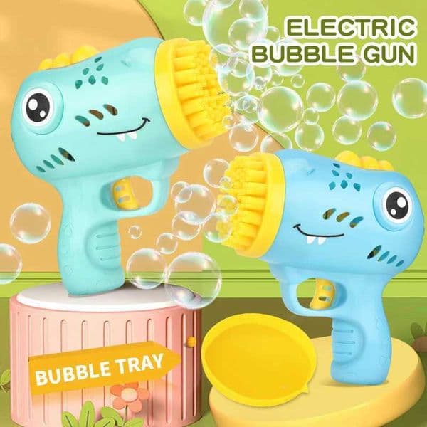 Bubble Gun and Multi Hole 36 Hole Dinosaur Bubble Gun Outdoor Entertainment ToyW240902