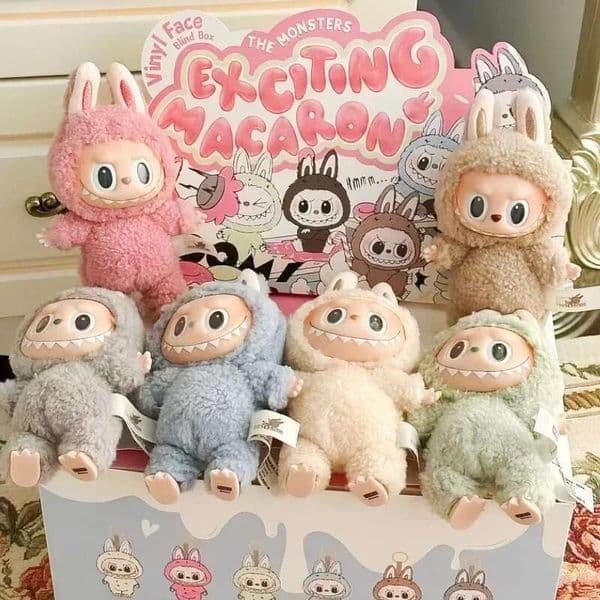 Labubu Monster Blind Box Plush Keychain - Fun Vinyl Toy for CollectorsL260420